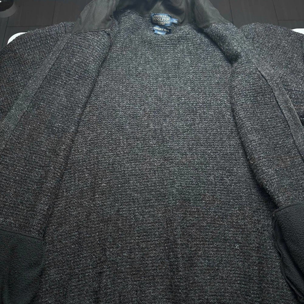 Pendleton | Men | Gray 100% Washable Shetland Woo… - image 8